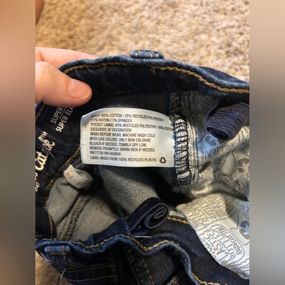 Cat & Jack Super Stretch Skinny Jean 2t - Picture 3 of 4